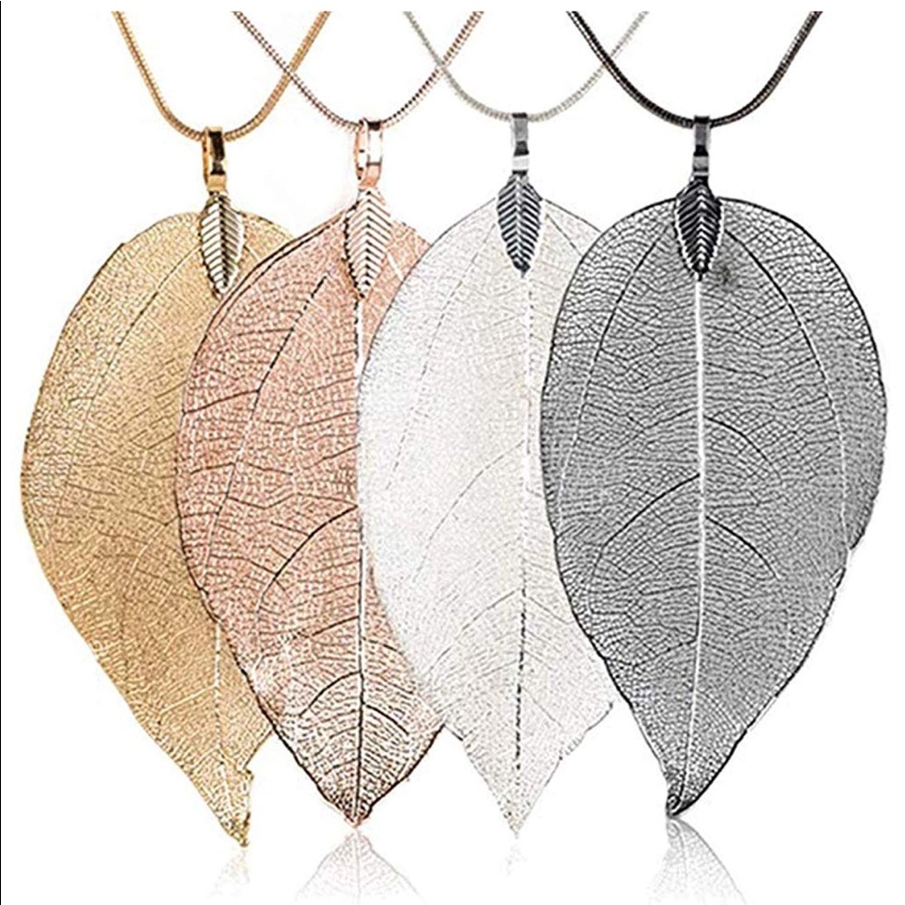 Gorgeous Handmade Leaf Necklace